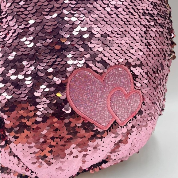 Squishmallows Kellytoy Unicorn 12” Pig *Reversible Sequins Pink/Gold Plush Toy - Picture 2 of 6